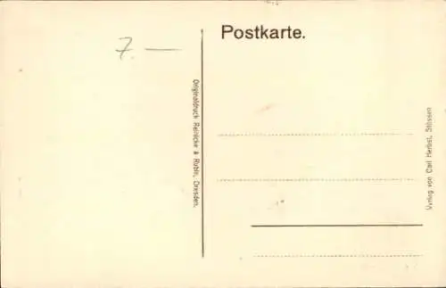 Ak Stößen im Burgenlandkreis, Schulstraße, Volksschule