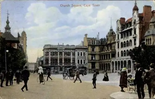 Ak Cape Town Kapstadt Südafrika, Church-Square