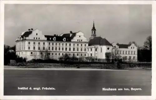 Ak Neuhaus am Inn in Niederbayern, Institut der englischen Fräulein