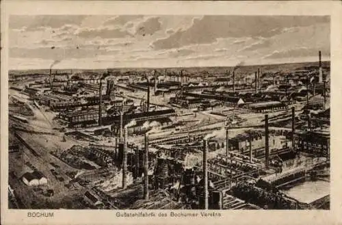Ak Bochum im Ruhrgebiet, Bochumer Verein, Gussstahlfabrik