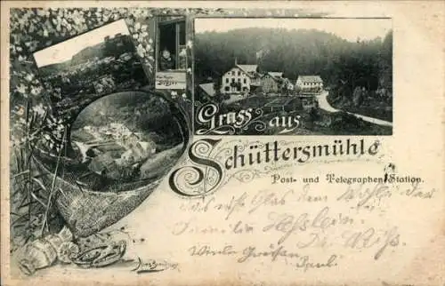 Ak Schüttersmühle Pottenstein Oberfranken, Frau Förster Graser, Gasthaus