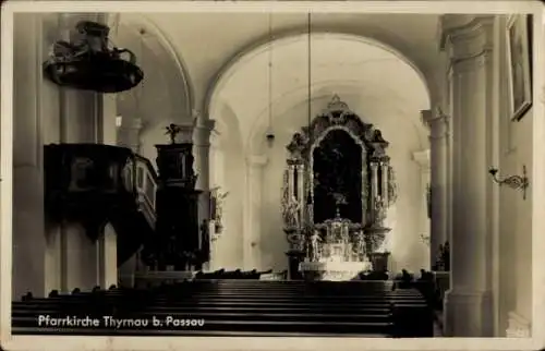 Ak Thyrnau in Niederbayern, Pfarrkirche