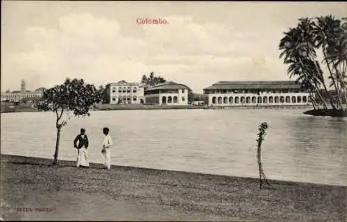 Ak Colombo Ceylon Sri Lanka, Krankenhaus