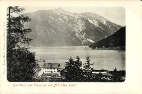 Ak Tirol, Gasthof zur Seespitze am Achensee