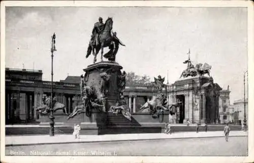 Ak Berlin Mitte, Nationaldenkmal Kaiser Wilhelm I.