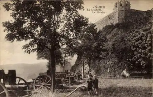 Ak Namur Wallonien, Die Zitadelle, Der Bergfried