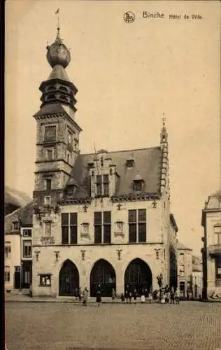 Ak Binche Wallonien Hennegau, Rathaus