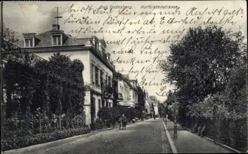 Ak Bad Godesberg Bonn am Rhein, Kurfürstenstraße