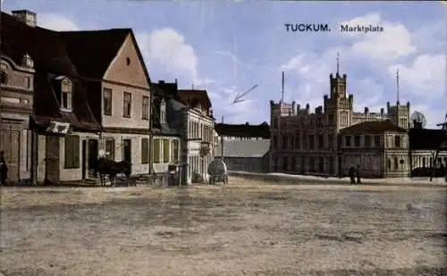 Ak Tukums Tuckum Lettland, Marktplatz