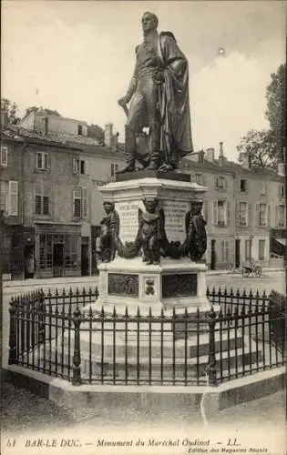 Ak Bar le Duc Meuse, Monument du Marechal Oudinot