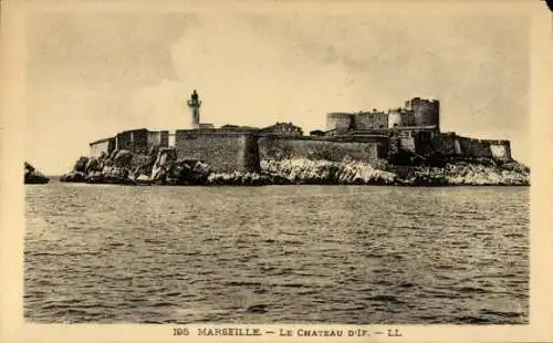 Ak Marseille Bouches du Rhône, Le Chateau D'If
