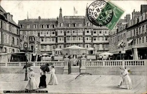 Ak Trouville sur Mer Calvados, Hotel de Paris