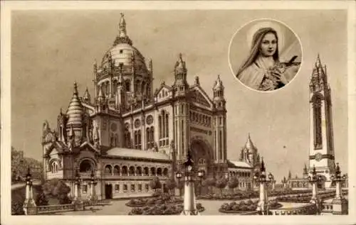 Ak Lisieux Calvados, Basilique