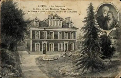 Ak Lisieux Calvados, Les Buissonnets, du temps de Soeur Therese de l'Enfant Jesus