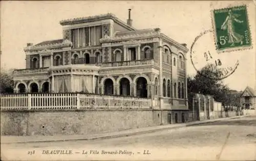 Ak Deauville Calvados, Villa Bernard-Palissy