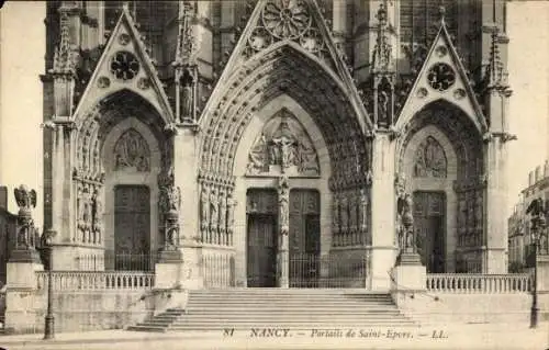 Ak Nancy Meurthe et Moselle, Protails de Saint-Epvre