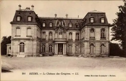 Ak Reims Marne, Crayeres Schloss