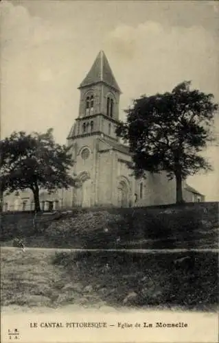 Ak La Monselie Cantal, Kirche