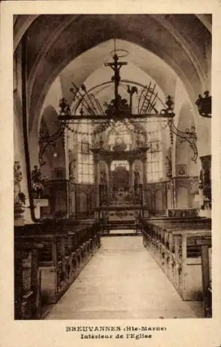 Ak Breuvannes, Kirche, Inneres
