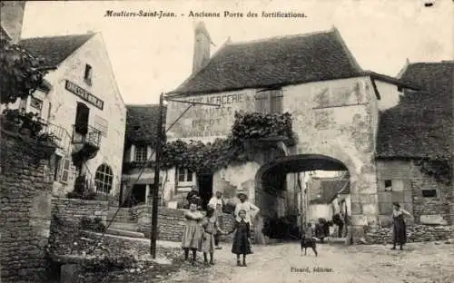 Ak Moutiers Saint Jean Cote d'Or, Ancienne Porte des fortifications