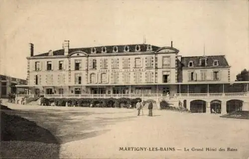 Ak Martigny les Bains Lothringen Vosges, Le Grand Hotel de Bains