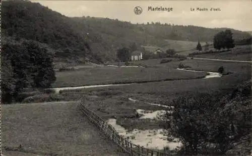 Ak Martelange Martelingen Wallonien Luxemburg, Le Moulin d'oell