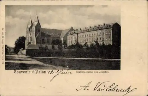 Ak Arlon Aarlen Wallonien Luxemburg, Etablissement des Jesuites