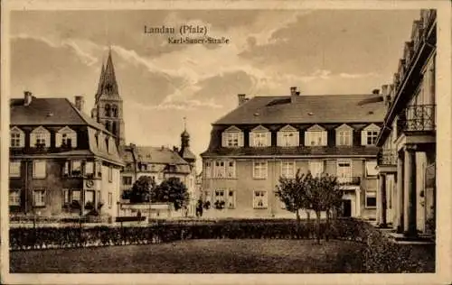 Ak Landau in der Pfalz, Karl Sauer Straße
