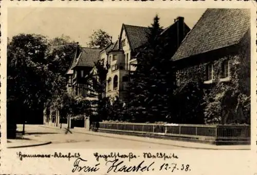 Foto Ak Kleefeld Hannover in Niedersachsen, Hegelstraße, Waldseite