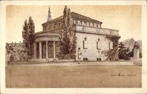 Künstler Ak Stadt Bern Schweiz, Kunsthalle