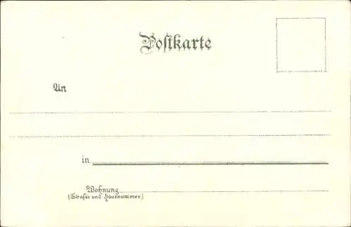 Mondschein Litho Konstanz am Bodensee, Münster