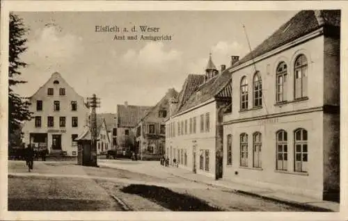 Ak Elsfleth an der Unterweser, Amt. Amtsgericht