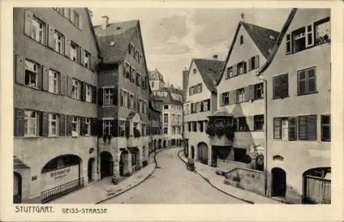 Ak Stuttgart in Württemberg, Geiss-Straße