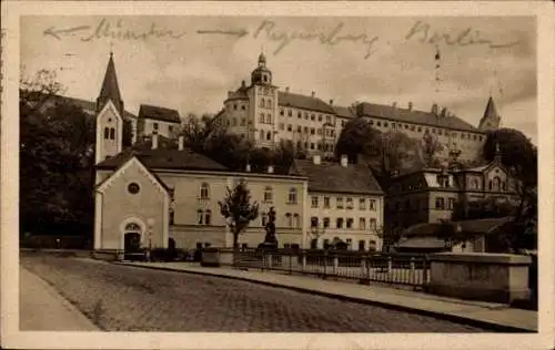 Ak Freising in Oberbayern, Münchnerstraße, Altöttingerkapelle, Domberg