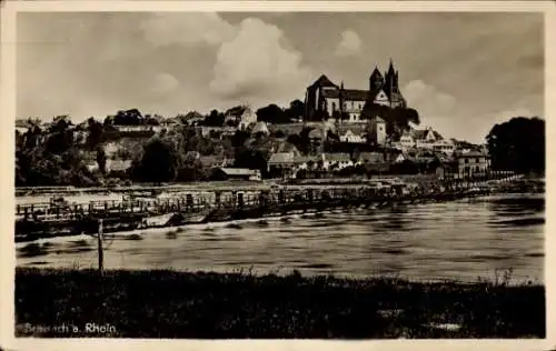 Ak Breisach am Oberrhein, Teilansicht