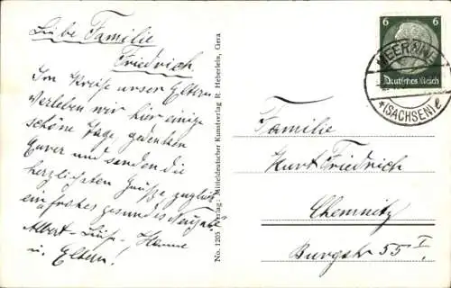 Ak Meerane in Sachsen, Wunderlichpark