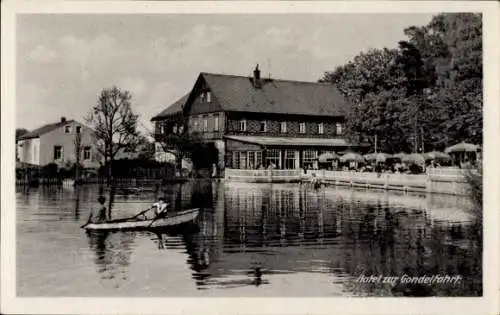 Ak Jonsdorf in Sachsen, Hotel zur Gondelfahrt im Zittauer Gebirge