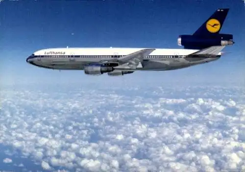 Ak Passagierflugzeug McDonnell Douglas DC 10 der Lufthansa