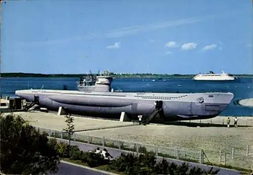 Ak Deutsches U Boot, Blohm u Voss, Baujahr 1943, Typ VII c 41, Technisches Museum, Laboe