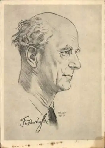 Künstler Ak Fuchs, R., Komponist Wilhelm Furtwängler