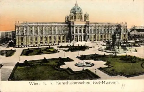 Ak Wien 1 Innere Stadt, Kunsthistorisches Hof-Museum