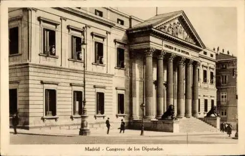 Ak Madrid, Congreso de los Diputados, Eingangsfront