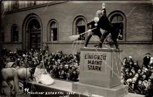 Foto Ak München, Karneval 1928