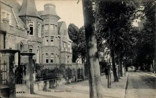 Ak Kleve am Niederrhein, Nassauer Allee, Villa