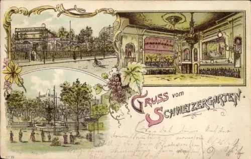 Litho Berlin Prenzlauer Berg, Schweizergarten, Saal