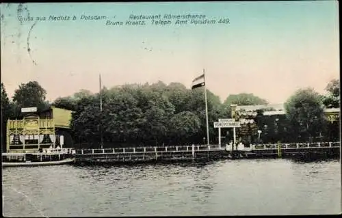 Ak Nedlitz Potsdam in Brandenburg, Restaurant Römerschanze