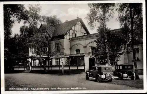 Ak Klein Glienicke Neubabelsberg Potsdam in Brandenburg, Hotel Pensionat Waldfrieden