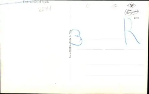 Ak Bernlohe Roth bei Nürnberg Mittelfranken, Panorama, Kirche