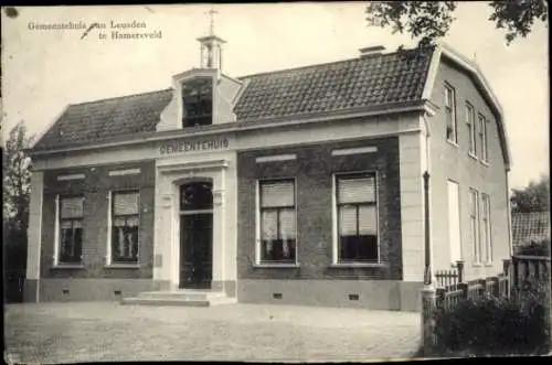 Ak Hamersveld Leusden Utrecht Niederlande, Rathaus