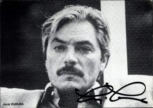 Ak Schauspieler Juraj Kukura, Portrait, Autogramm